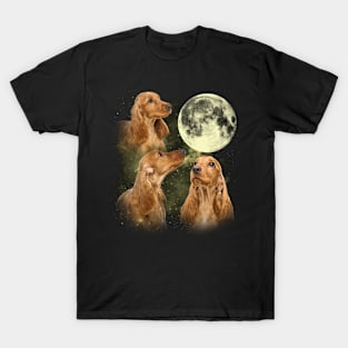 Cocker Spaniels The Moon Classic Dog Breed T-Shirt